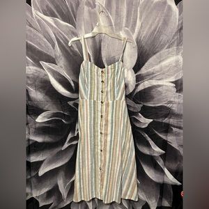 Cute Pastel Stripped Sundress 🍰